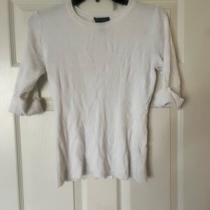 Black house white sweater